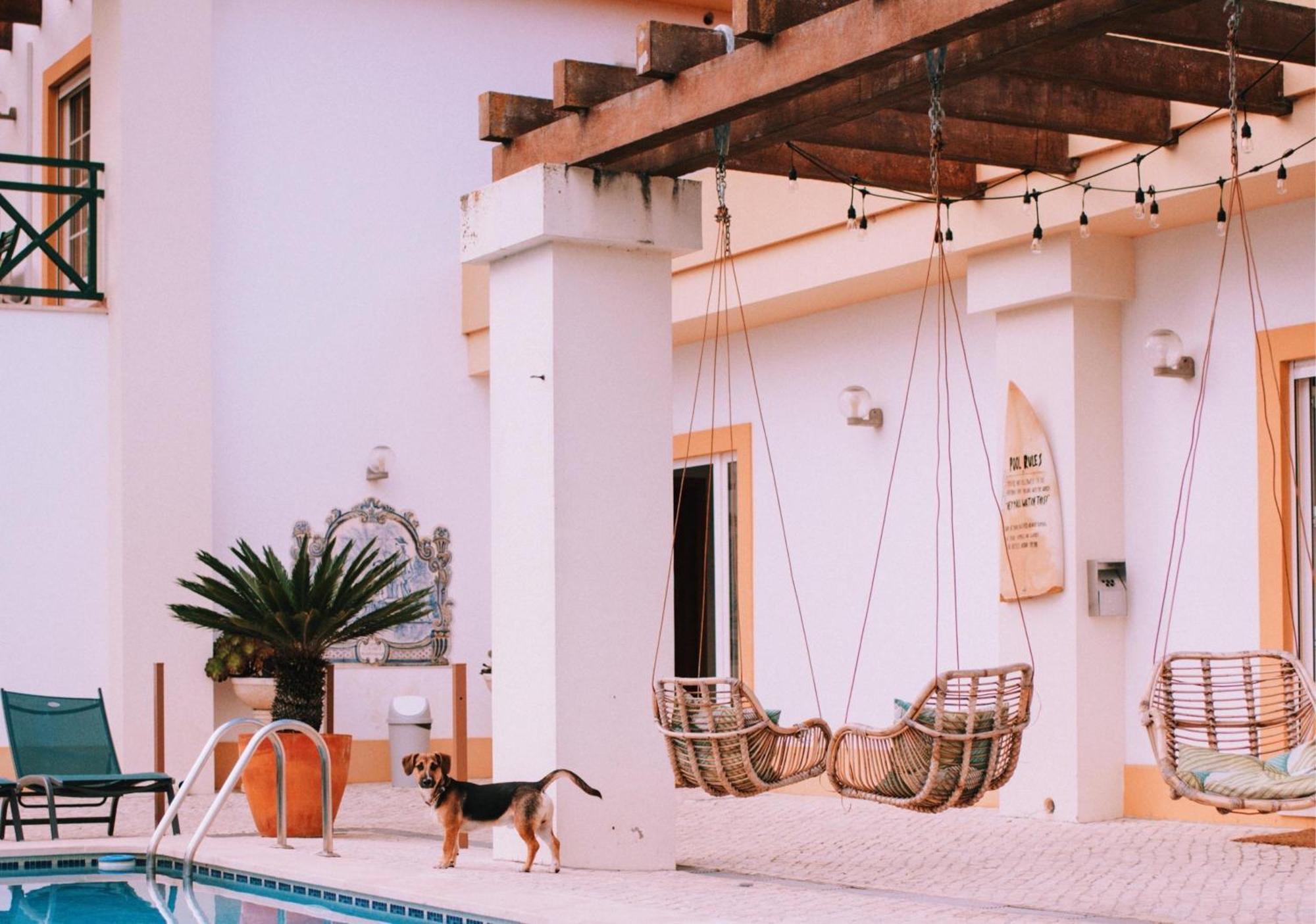 Cliff Surf House Hostel A dos Cunhados Bagian luar foto