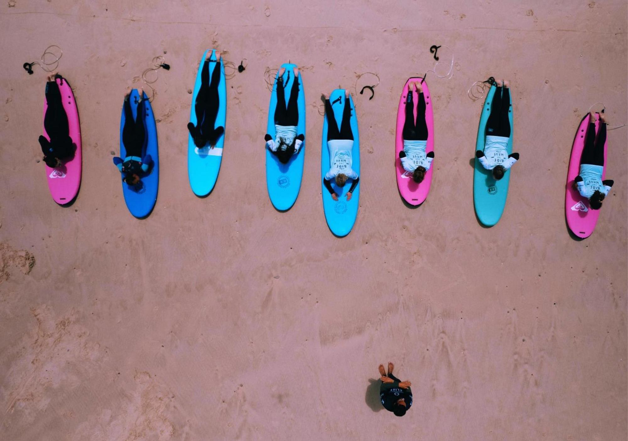 Cliff Surf House Hostel A dos Cunhados Bagian luar foto